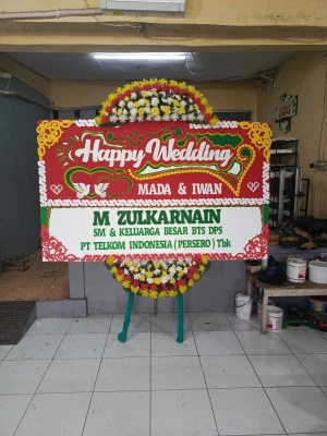 Papan Bunga di Margagiri Bojonegara