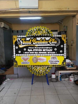 Papan Bunga di Margagiri Bojonegara