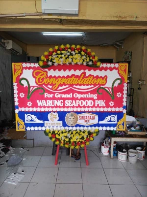Papan Bunga di Margagiri Bojonegara
